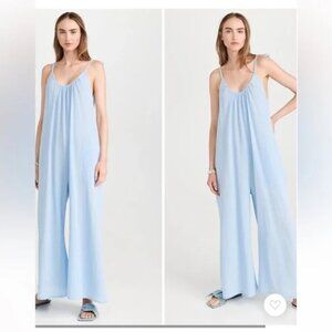 Suzie Kondi Besa tie shoulder gauze jumpsuit medium